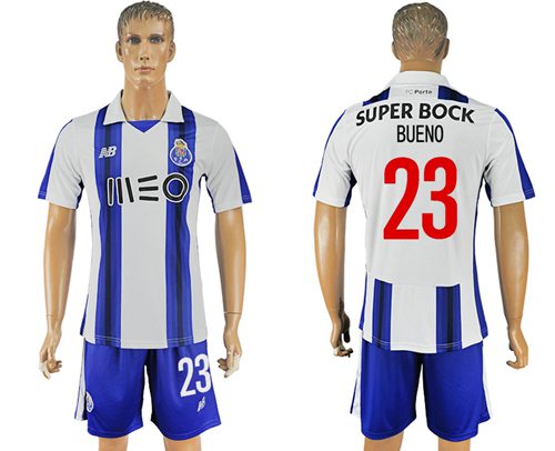 Oporto #23 Bueno Home Soccer Club Jersey